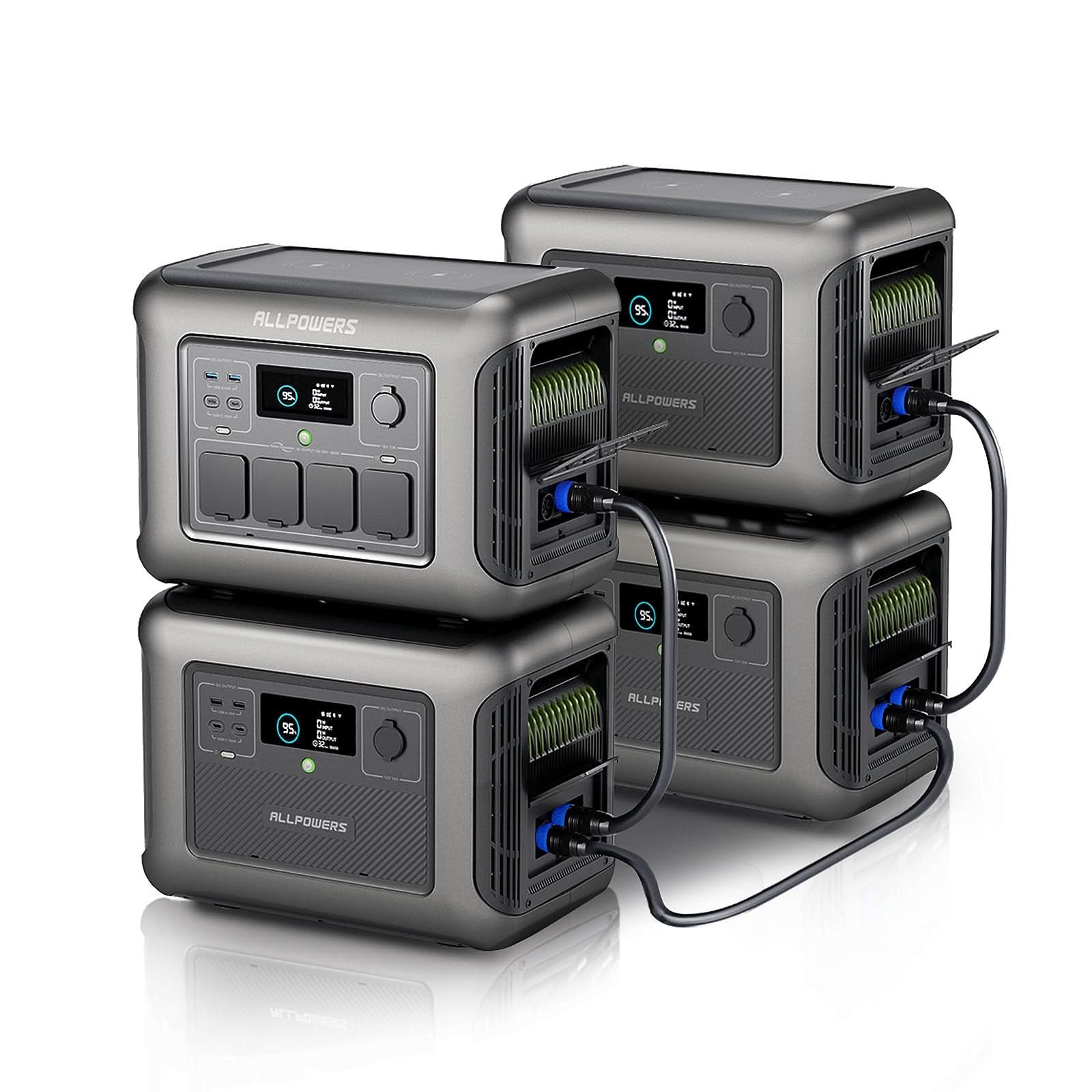 ALLPOWERS B1000 Erweiterungsbatterie für R1500 und R2500 | 1152Wh
