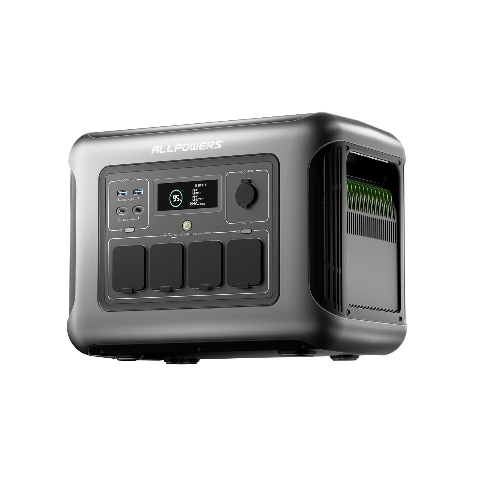 ALLPOWERS R1500 Lite Tragbare Powerstation | 1600W 1056Wh