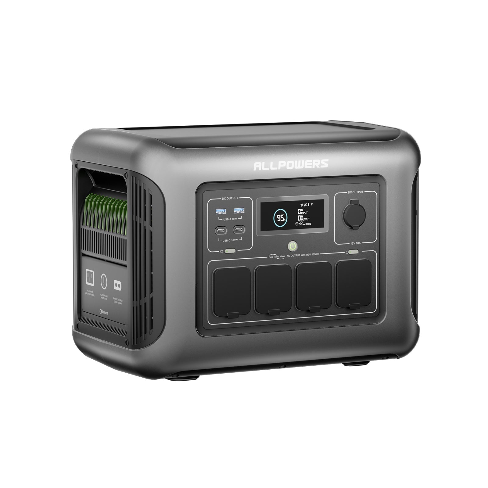 ALLPOWERS R1500 Lite Tragbare Powerstation | 1600W 1056Wh