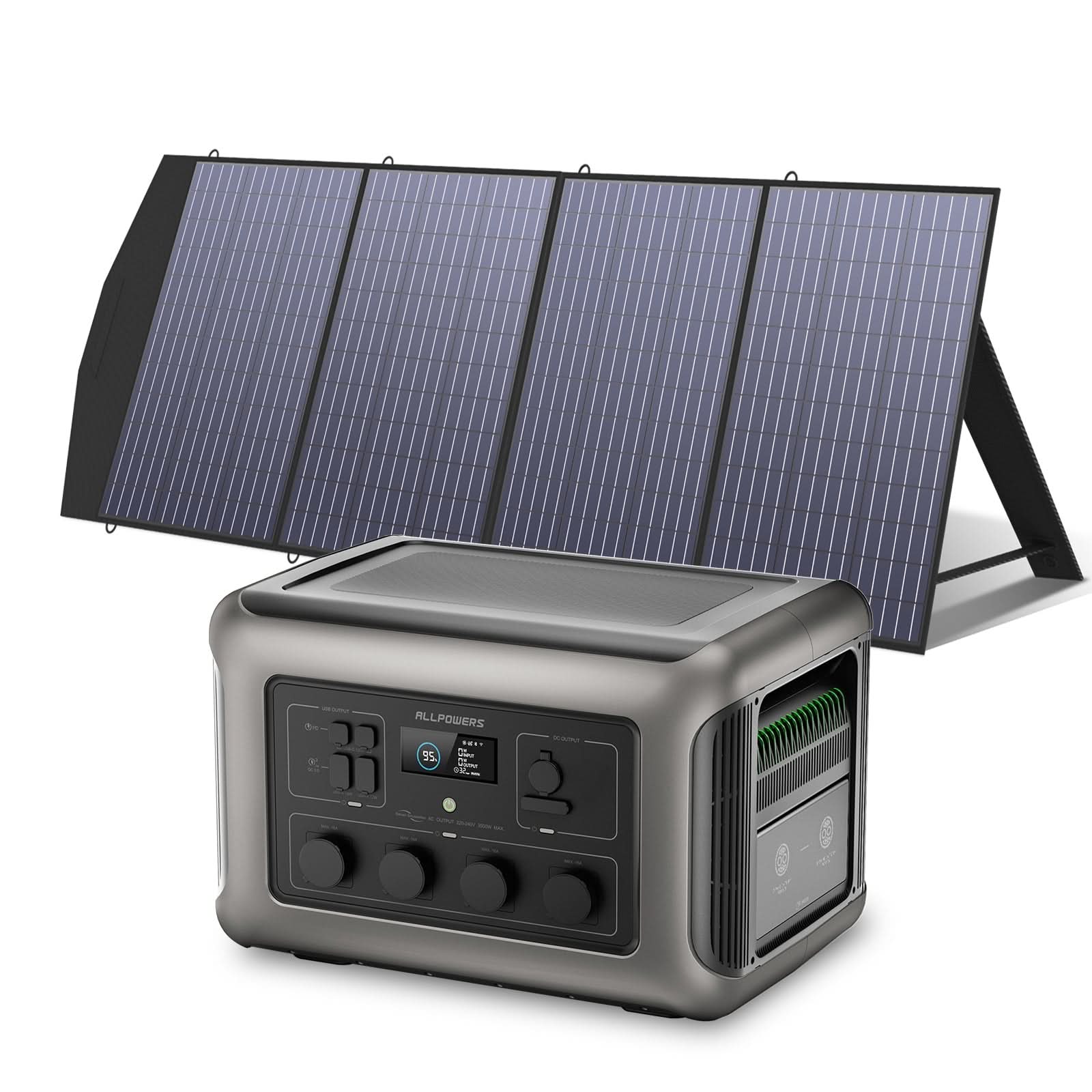 ALLPOWERS Solargenerator-Kit 3500W (R3500 + SP033 200W Solarpanel)