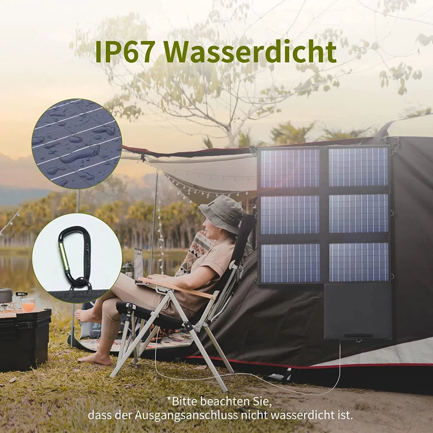 ALLPOWERS Solargenerator-Kit 200W (S200 + SP026 60W Solarpanel)