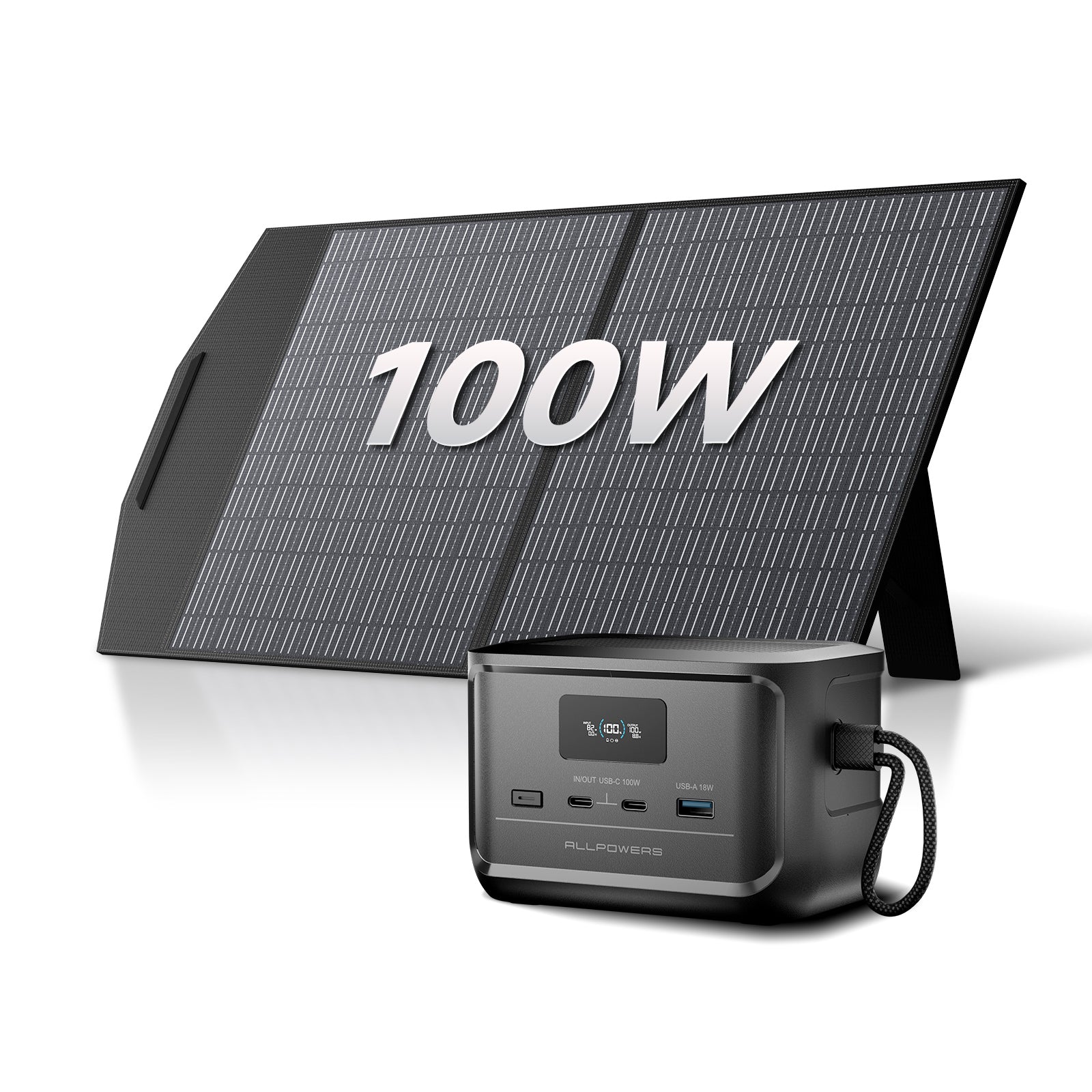 ALLPOWERS SOLAX P100 DC Tragbare Powerstation | 128W 99Wh