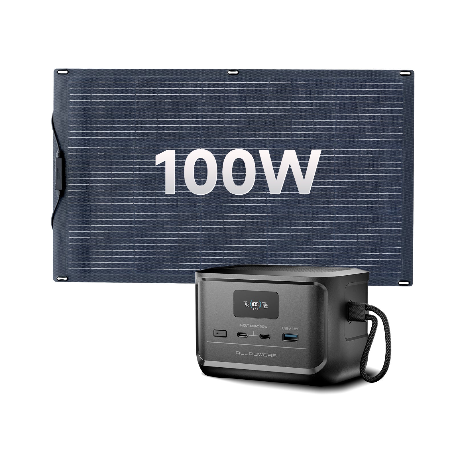 ALLPOWERS SOLAX P100 DC Tragbare Powerstation | 128W 99Wh