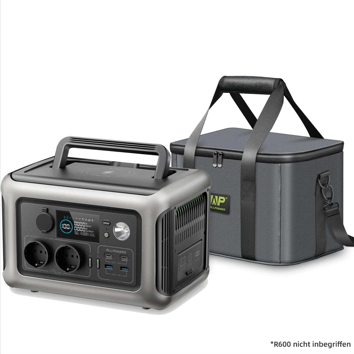 ALLPOWERS Tragetasche für R600 Portable Power Station Wasserdicht