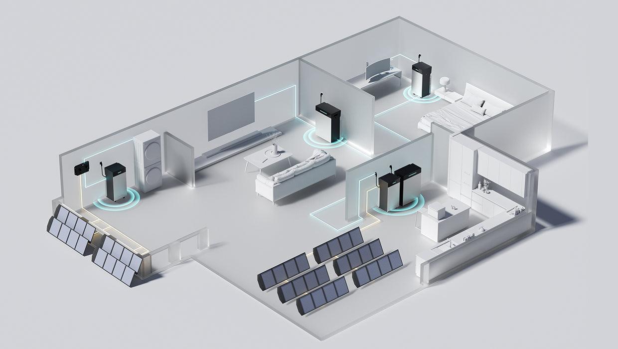 Allpowers VOLTX BS5000 – 2400W Energiespeicher für Balkon (5,2 kWh)