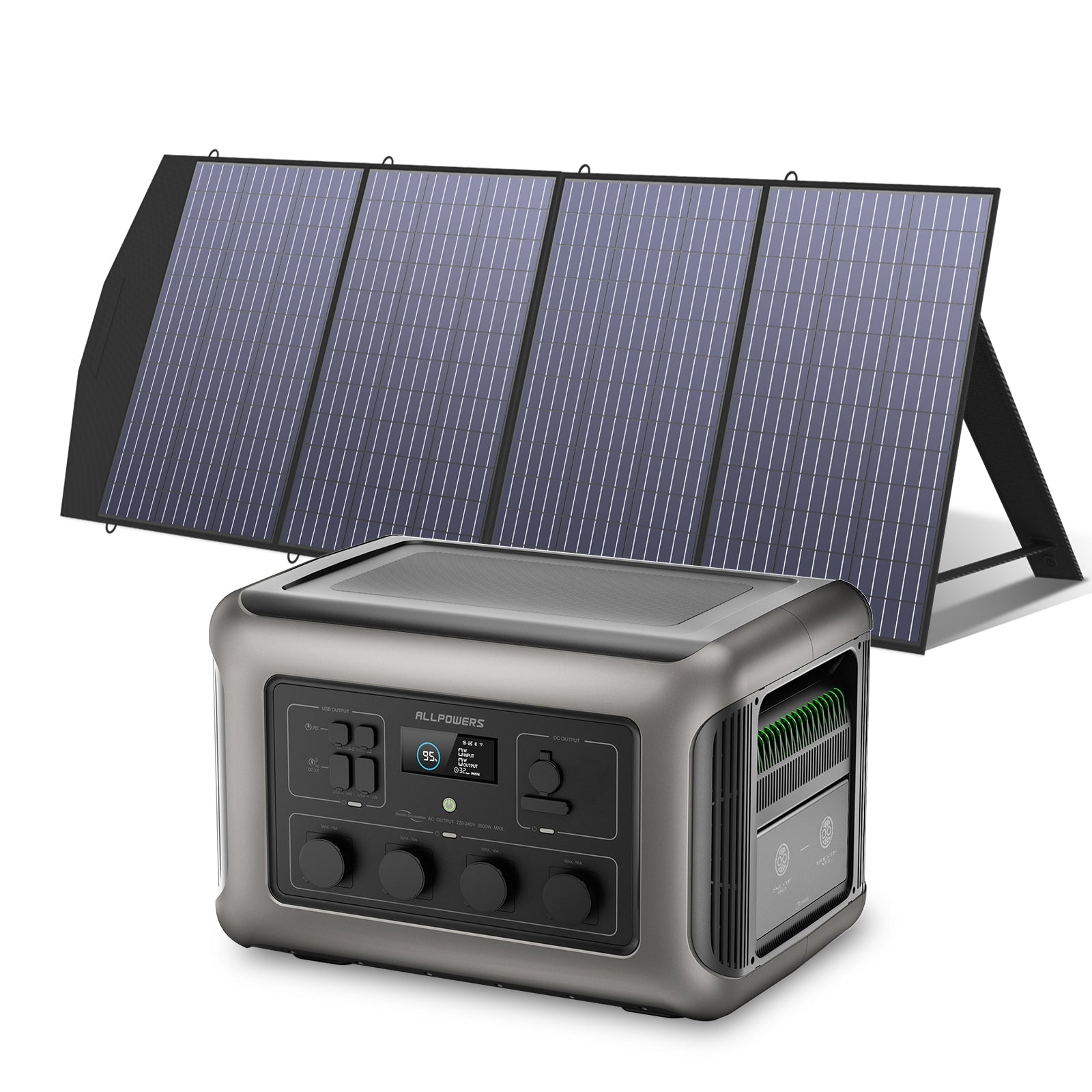 ALLPOWERS Solargenerator-Kit 3500W (R3500 + SP033 200W Solarpanel)