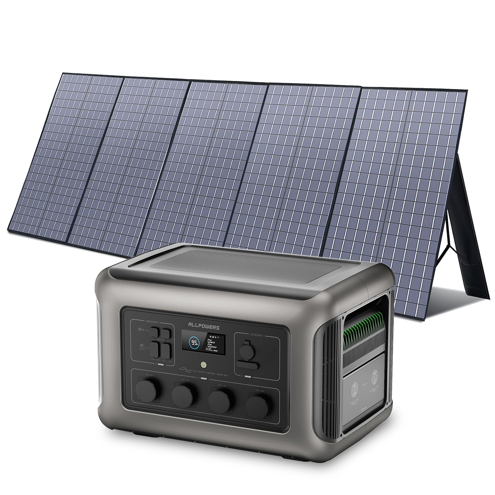 ALLPOWERS Solargenerator-Kit 3500W (R3500 + SP037 400W Solarpanel)