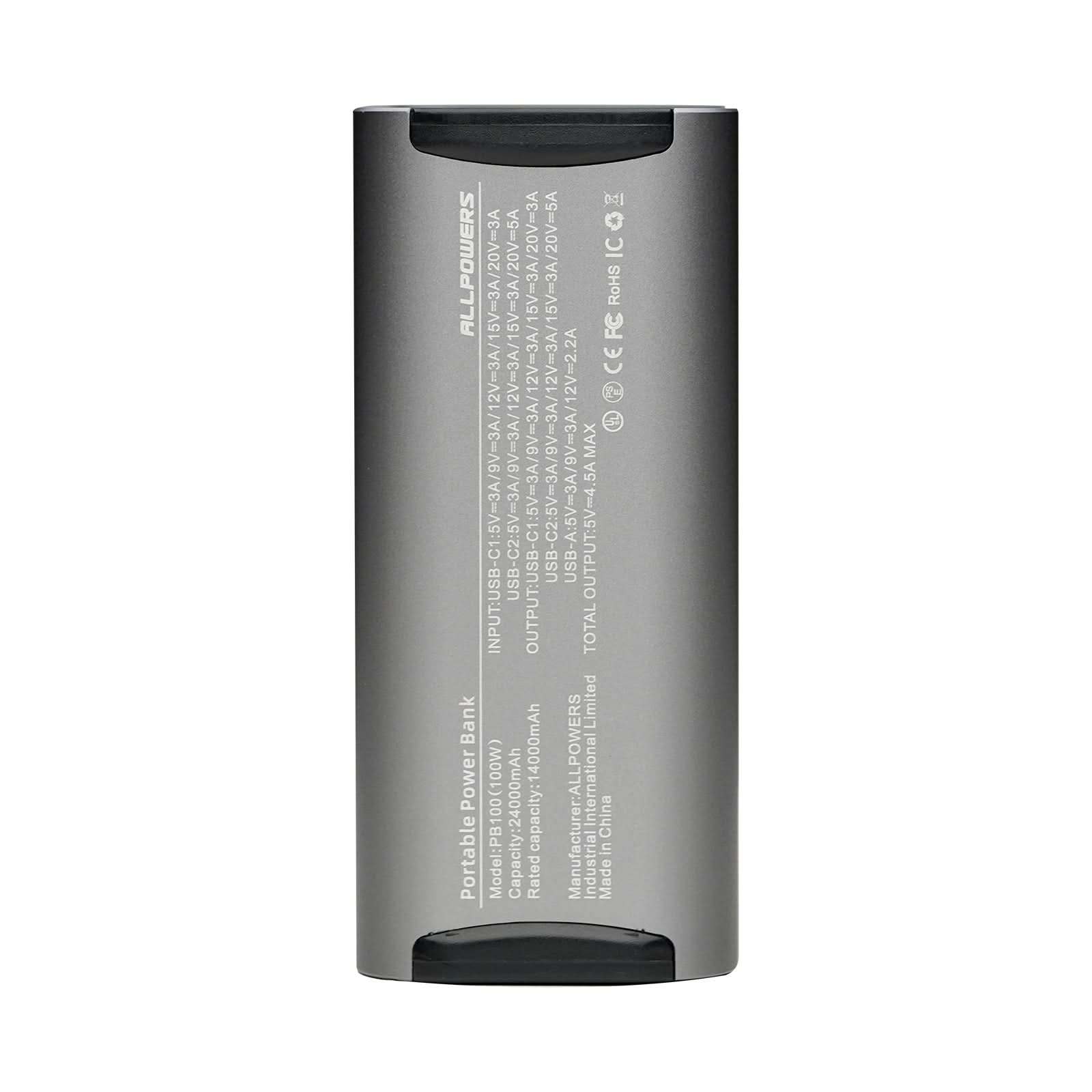 ALLPOWERS Tragbare Laptop-Powerbank 100W 24000mAh PB100